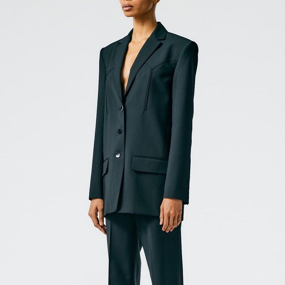 SOLD Tibi Tropical Wool Western Blazer - Picture 13 of 13